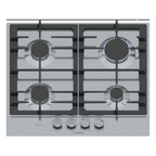 Bosch PCP6A5I90 Built In Gas Hob : 60cm : Stainless Steel: Series 6