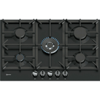 Neff T27CIQ8S0 Built In Gas Hob : 75cm : Black Enamel : N70