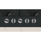 Neff T27CIQ8S0 Built In Gas Hob : 75cm : Black Enamel : N70