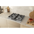 Neff T26CIH8N0 Built In Gas Hob : 60cm : Stainless Steel : N70