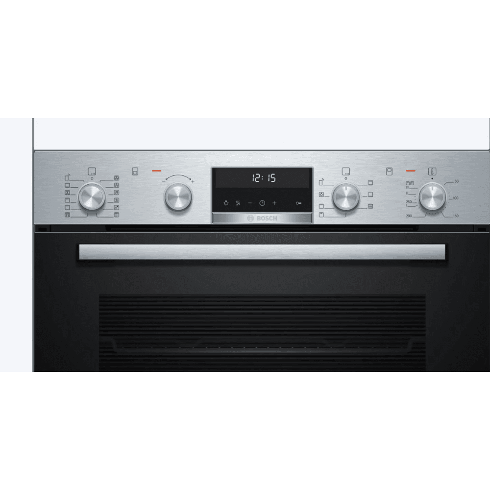Bosch MBA578BS7B Built In Double Oven : Series 6 : Pyrolytic