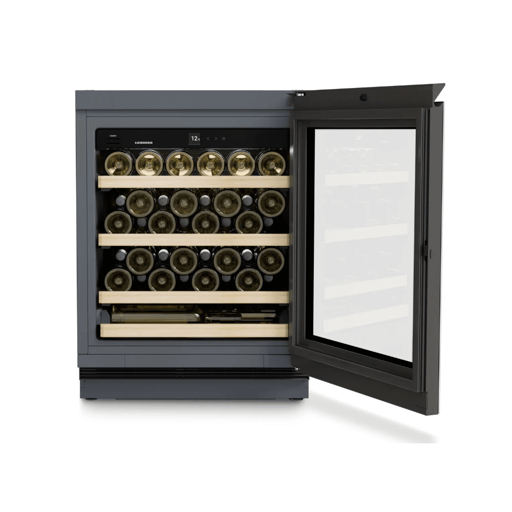 Liebherr UWgb3631 Built Under Wine Storage Fridge, H 81.9cm : Single Zone: Vinidor : 44 Bordeaux