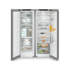 Liebherr XRFsf5240 Side by Side Fridge Freezer : H 185.5cm : Plus : Silver