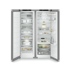 Liebherr XRFsf5225 Side by Side Fridge Freezer : H 185.5cm : Plus : Silver