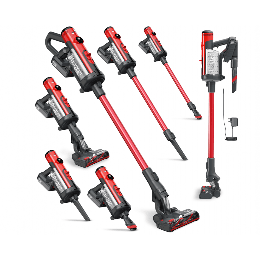 Numatic 916177 Henry Quick Vacuum - 60 Minutes Run Time - Red