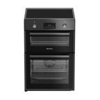Blomberg HIRN651N Double Oven with Induction Hob : Anthracite :