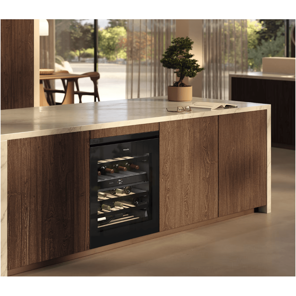 Miele KWTUS 7074 Built Under Wine Storage Fridge : H 82cm : Two Zones