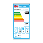 Siemens WQ45G203 Heat Pump Tumble Dryer : 9kg : IQ500