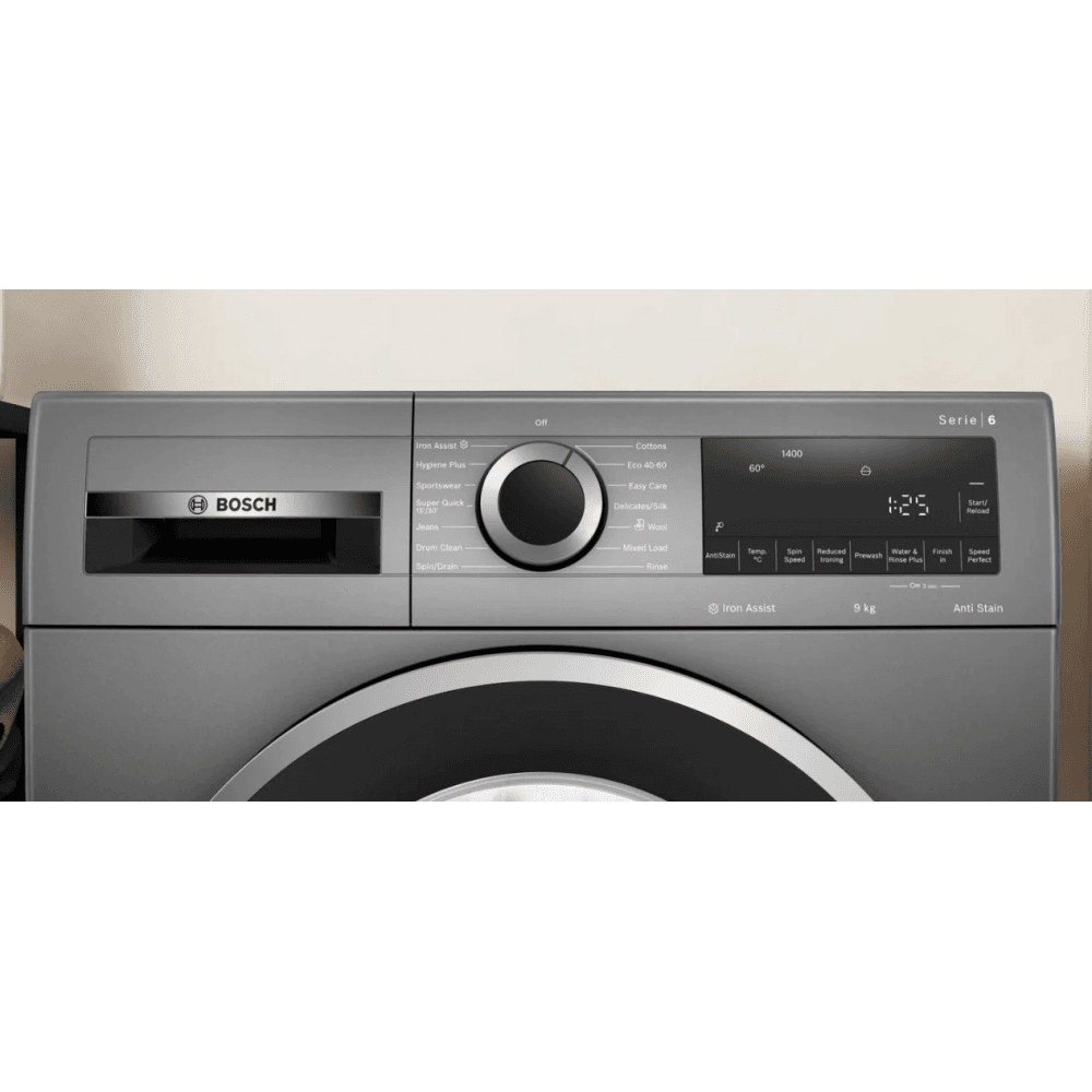 Bosch WGG244ZCGB Washing Machine 9kg: Serie 6 : Graphite :
