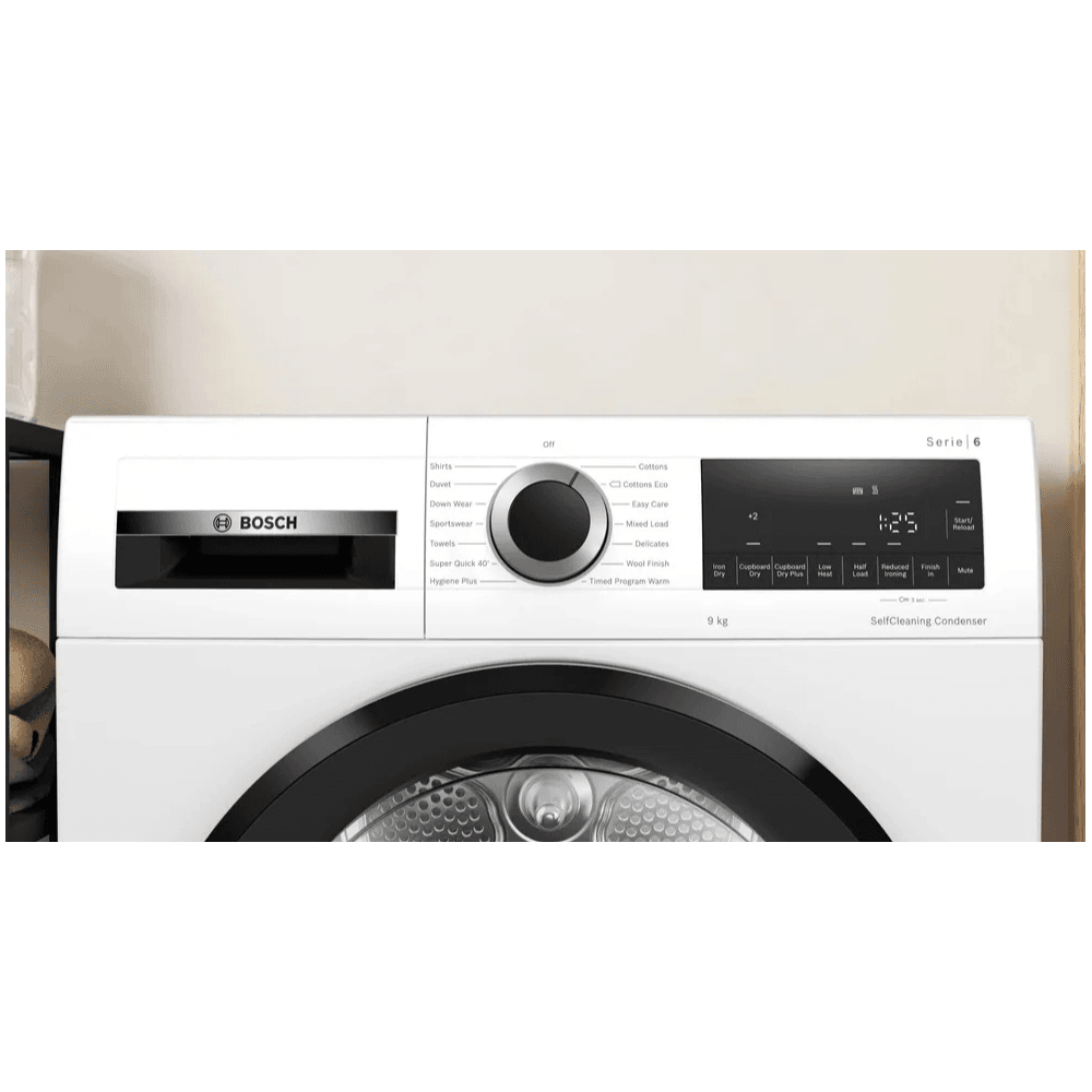 Bosch WQG24502GB Heat Pump Tumble Dryer 9kg : Series 6 :