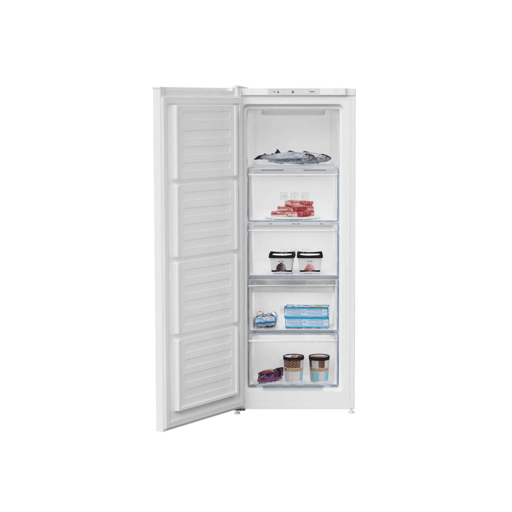 Beko FNE4545W Upright Freezer, : H145cm :
