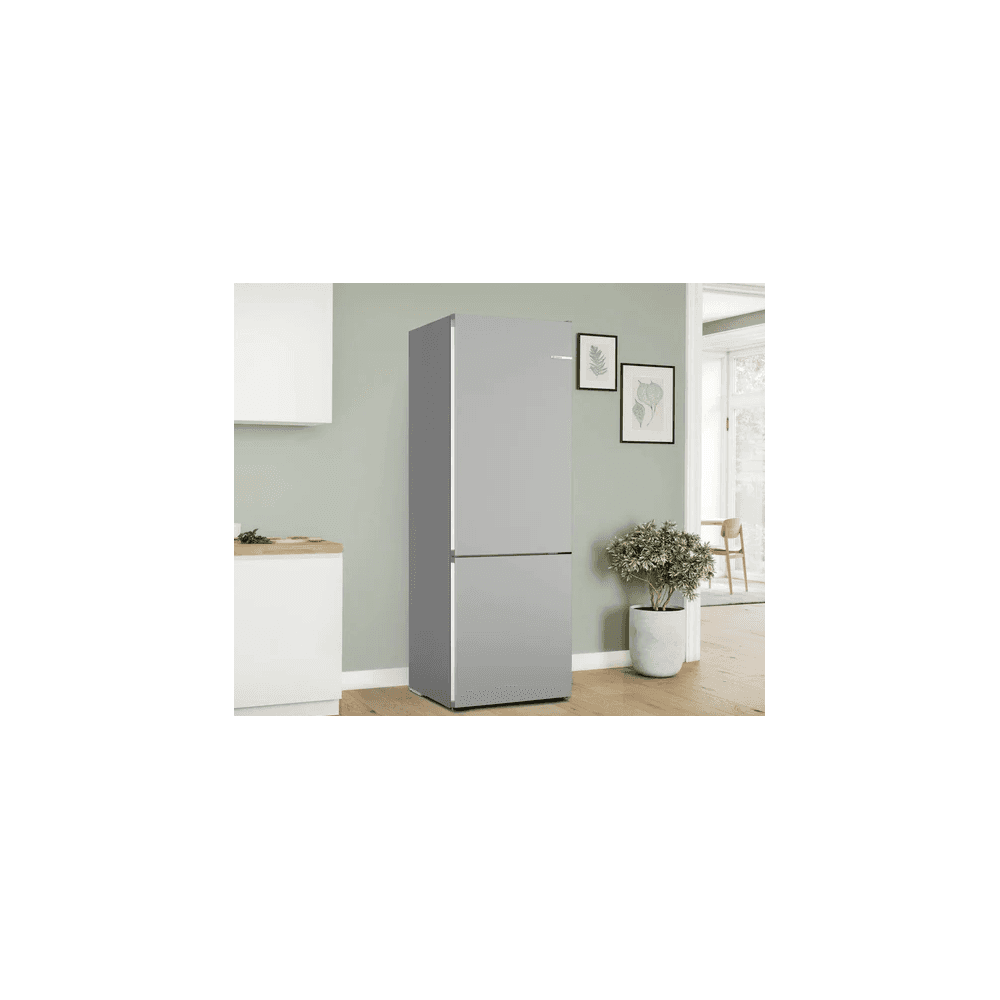 Bosch KGN492LDFG Fridge Freezer : Series 4  :H 203cm : Stainless Steel Look :70cm Width :
