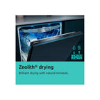 Siemens SN95YX02CG Fully Integrated Dishwasher : IQ 500 : Vario Hinge :