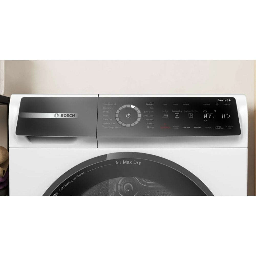 Bosch WRB247C9GB Heat Pump Tumble Dryer : 9kg : Series 8 :