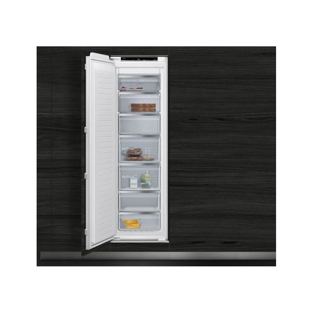 Siemens GI81NVEE0G Built In Upright Freezer : H 177.2cm : Fixed Hinge : IQ300