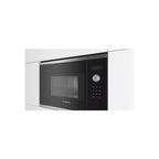 Bosch BFL523MB0B , Built-in microwave oven, Black :Series 4  : H 38cm