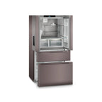 Liebherr MBtsdi 9528 French Fridge Freezer : H 180.5cm : Plus: Terra Steel