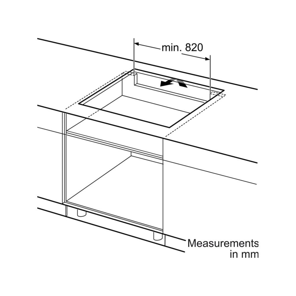 Siemens EX975LVV1E Built In Induction Hob : W 90cm : IQ700 :