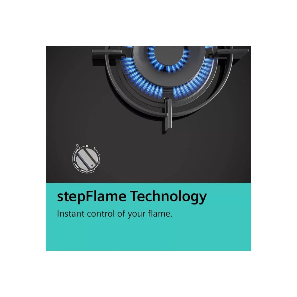 Siemens EP7A6QI40 Built In Gas Hob : W 75cm: Tempered Glass: IQ500