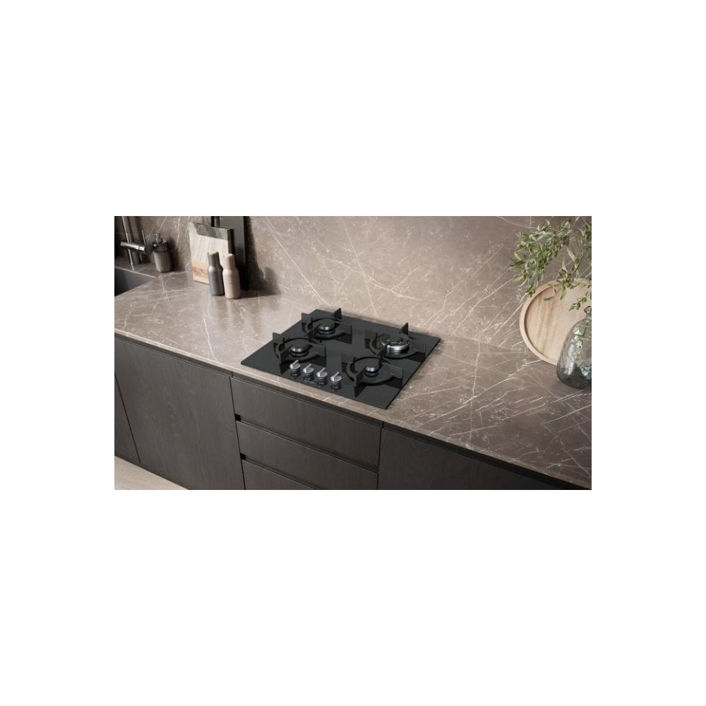 Siemens EP6A6HI10 Built In Gas Hob : 60cm : Tempered Glass : IQ500