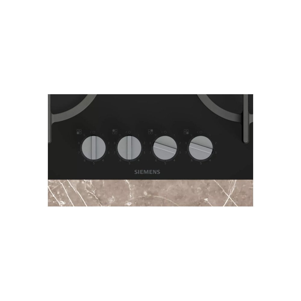 Siemens EP6A6HI10 Built In Gas Hob : 60cm : Tempered Glass : IQ500