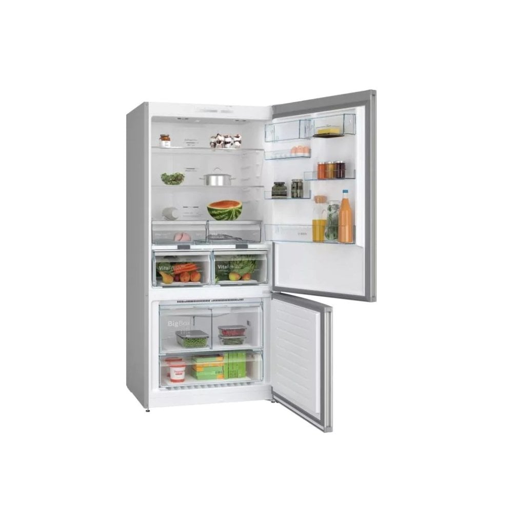 Bosch KGN86VIEAG Fridge Freezer : H 186cm : Brushed Steel : Series 4 : Due 12th OCTOBER
