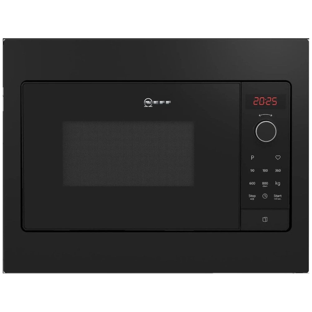 Neff HLAWG25S3B Built In Microwave : H 38cm : N30 : Black