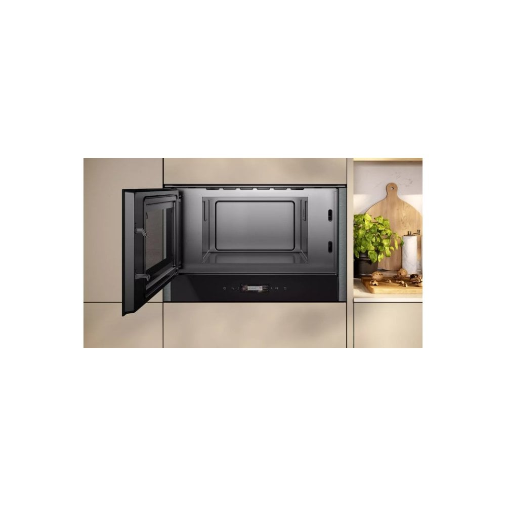 Neff NL4WR21G1B Built-in microwave oven : Graphite Grey : N70 : H 38cm