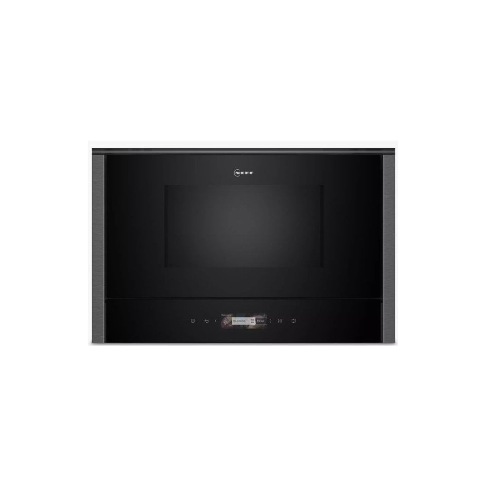 Neff NR4WR21G1B Built In Microwave Oven : Graphite Grey: N70 : H 38cm