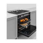 Fisher & Paykel OR90SCG4B1 90cm Dual Fuel 5 Burner Range Cooker - Black : Series 7