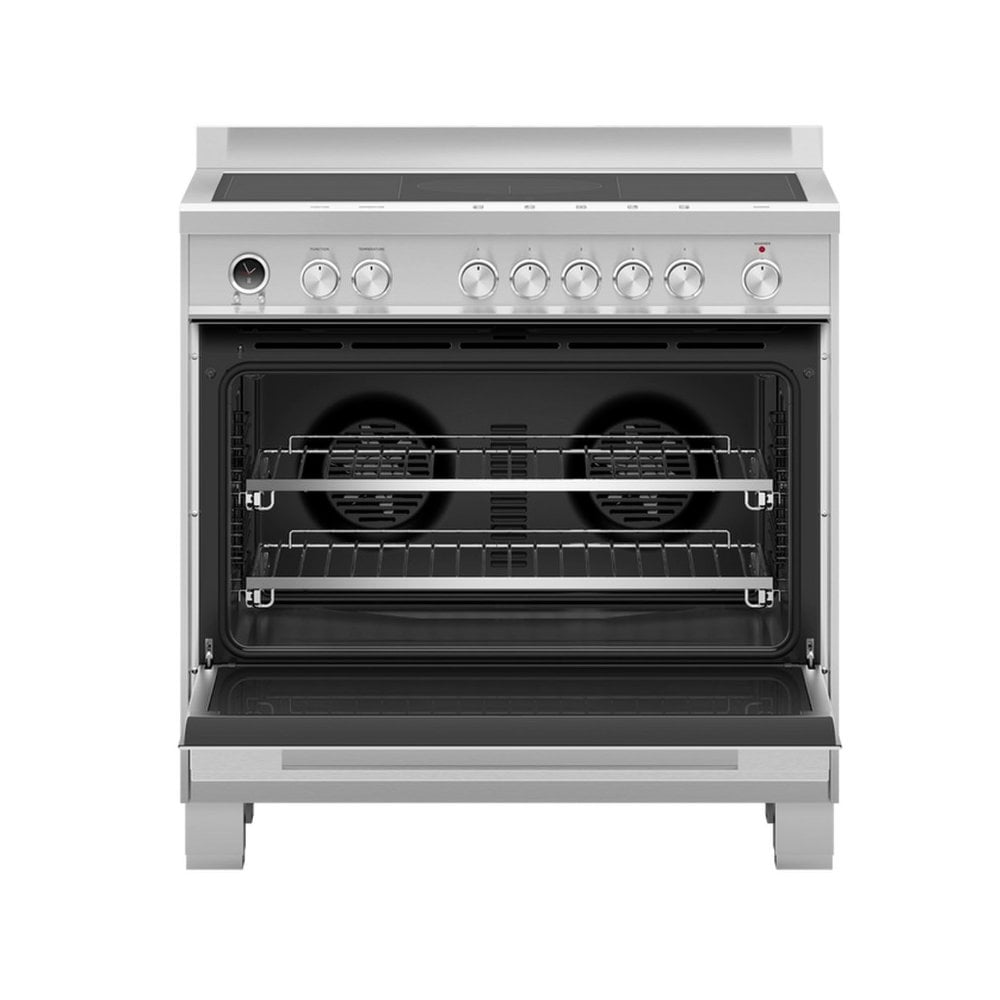 Fisher & Paykel OR90SDI6X1 90cm 5 Zone Induction Pyrolytic Cooker - Stainless Steel : Series 9 :