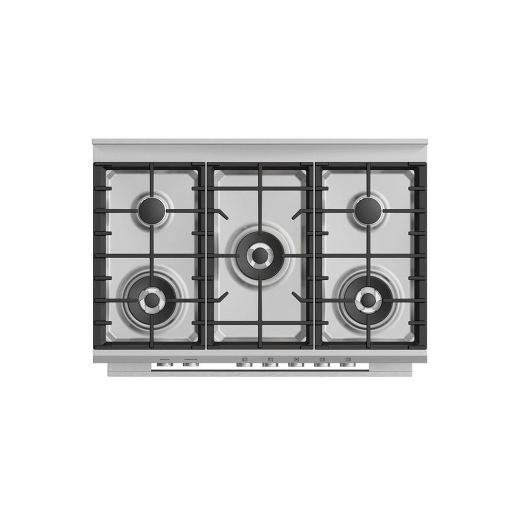 Fisher & Paykel OR90SDG4X1 90cm Dual Fuel 5 Burner Cooker - Stainless Steel :