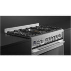 Fisher & Paykel OR90SDG6X1 90cm Dual Fuel Range Cooker with Gas Hob and Pyrolytic Cleaning - Stainless Steel