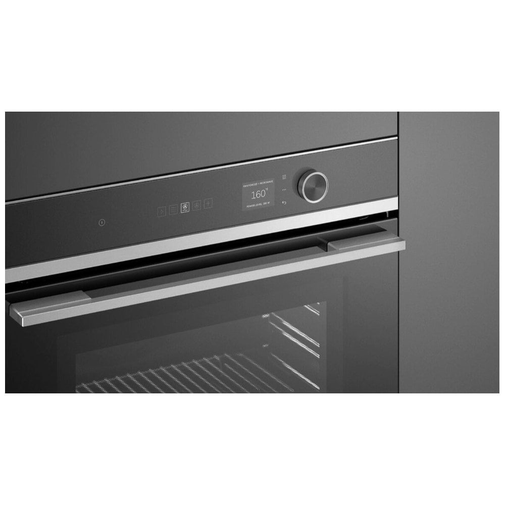 Fisher & Paykel OM60NDLX1  Series 7 Built In Compact Combi-Microwave Oven ; H 45cm