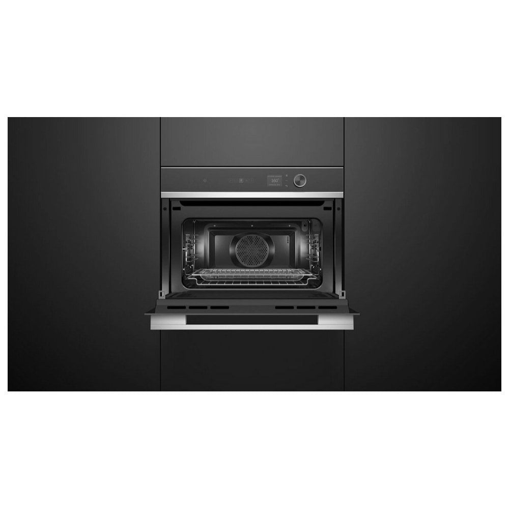 Fisher & Paykel OM60NDLX1  Series 7 Built In Compact Combi-Microwave Oven ; H 45cm