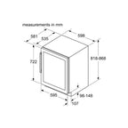 Neff KU9213HG0G Built In Wine Cooler : N 70 (H 81cm)