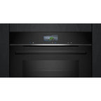 Siemens CM736G1B1B  Built-in compact oven with microwave function, H 45 cm, Black :IQ700