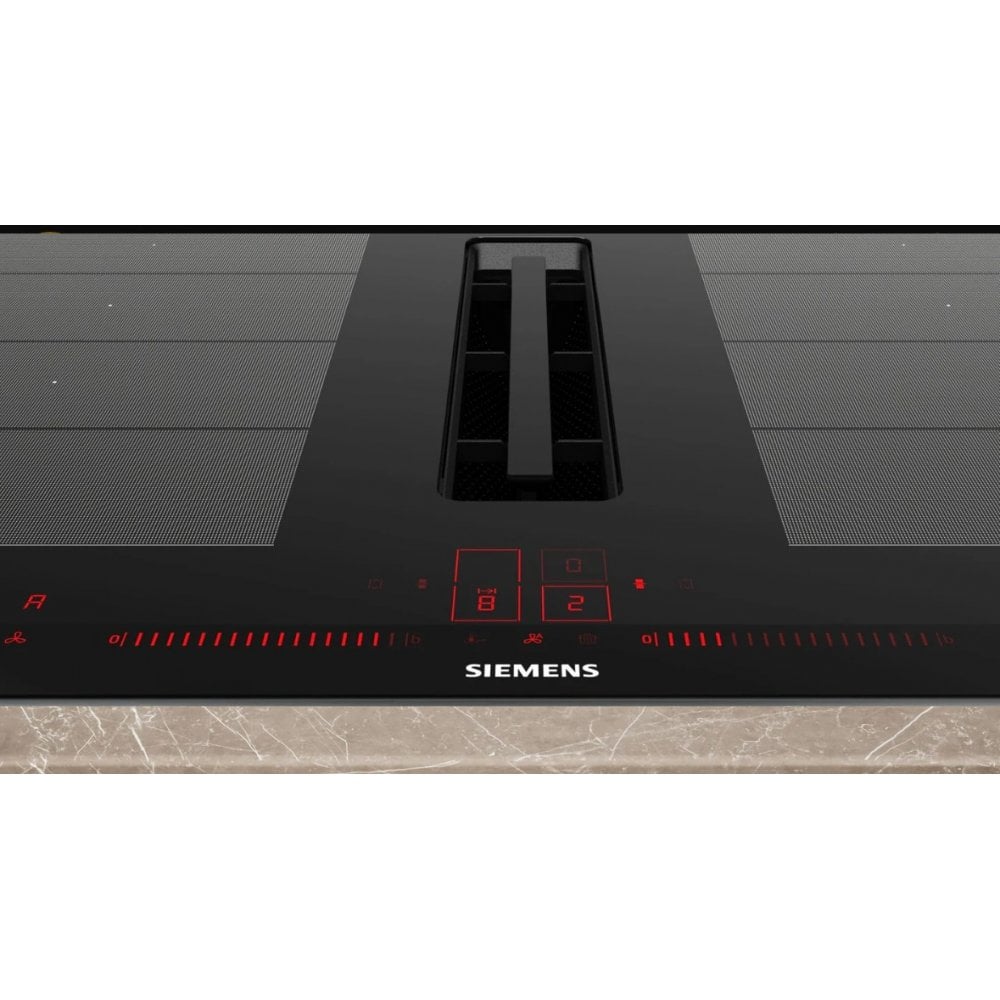 Siemens EX875LX67E Induction hob with integrated ventilation system, W 80 cm, surface mount with frame