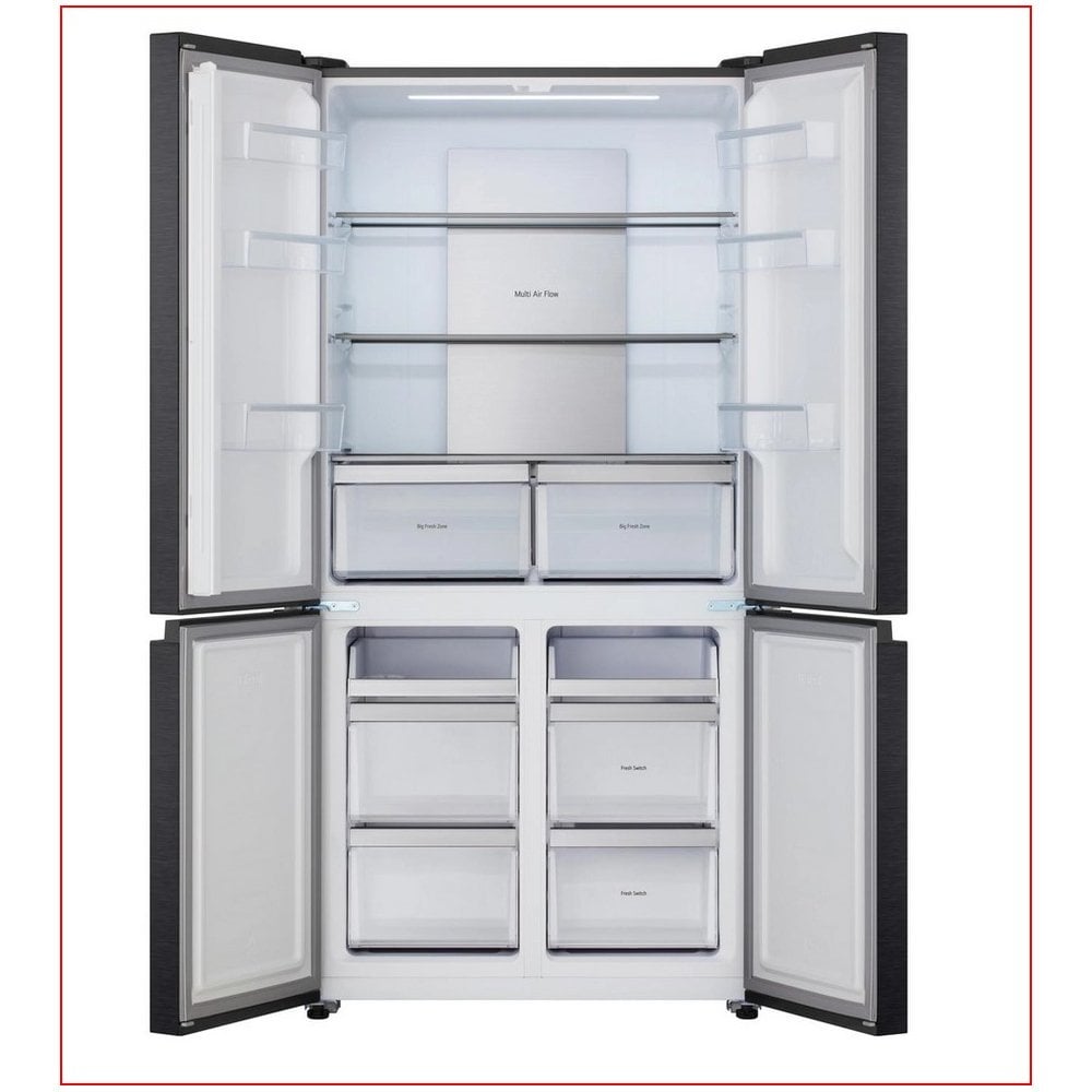 LG GMM42ABBEH  American Fridge Freezer : Frost Free :  Matte Black: H 190.5cm: