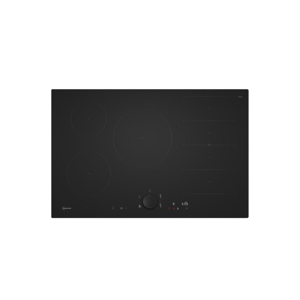 Neff T68NUV4A0 , Built In Induction hob, W 80 cm, Matt black: N 90: Twist Pad: