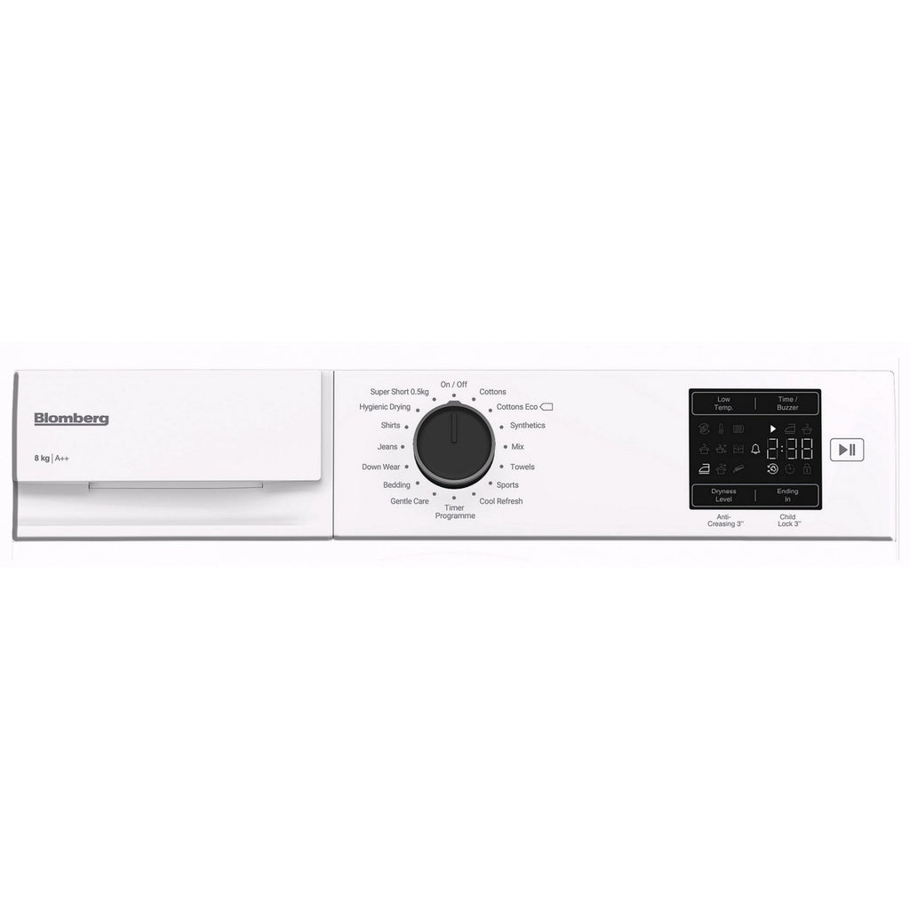 Blomberg LTDIP08310 8kg Integrated Condenser Tumble Dryer - White:
