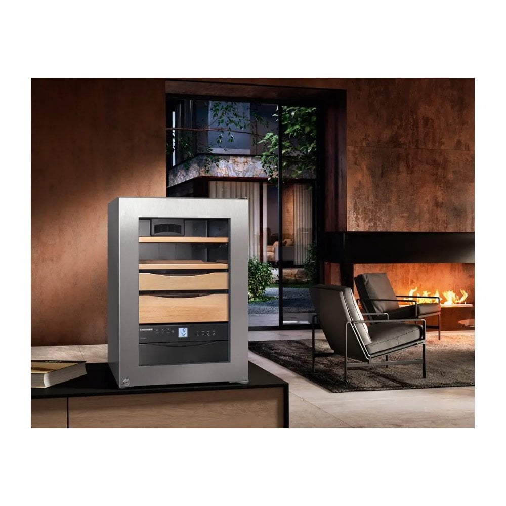 Liebherr ZKes453 Freestanding Humidor : Steel Glass
