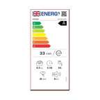 Hisense WF3S8043BB3 8kg 1400 Spin Washing Machine - Black