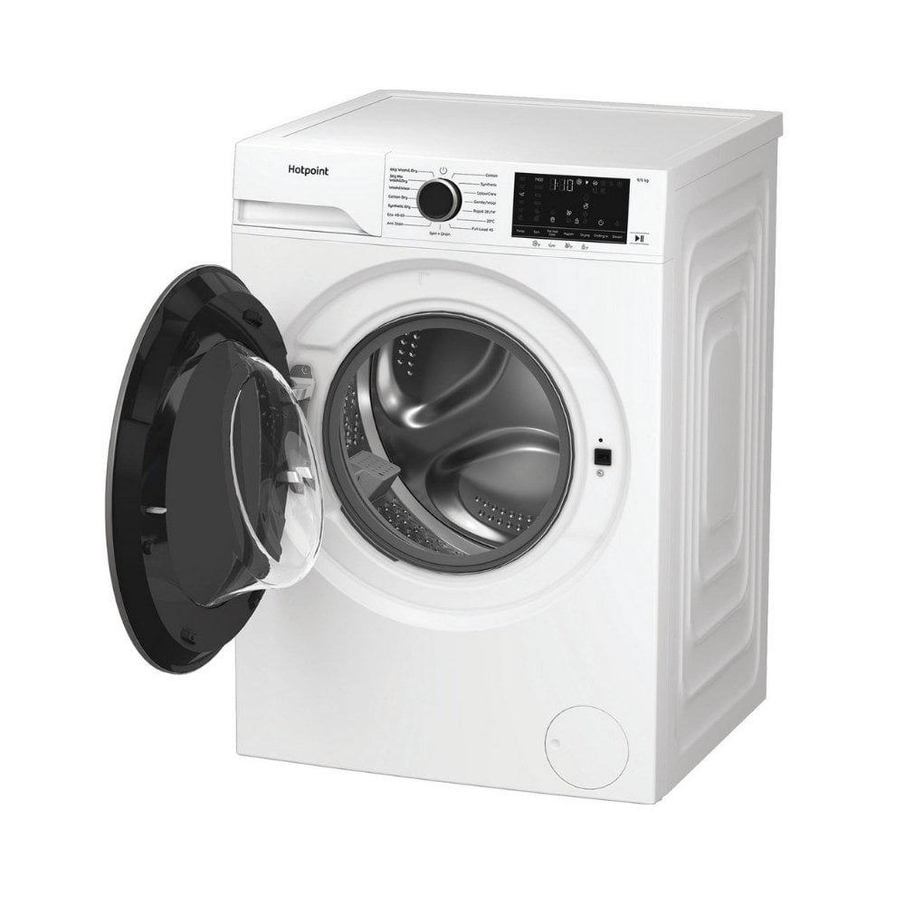 Hotpoint HBD9681ANTSTAIN 9kg/6kg 1400 Spin Washer Dryer - White :