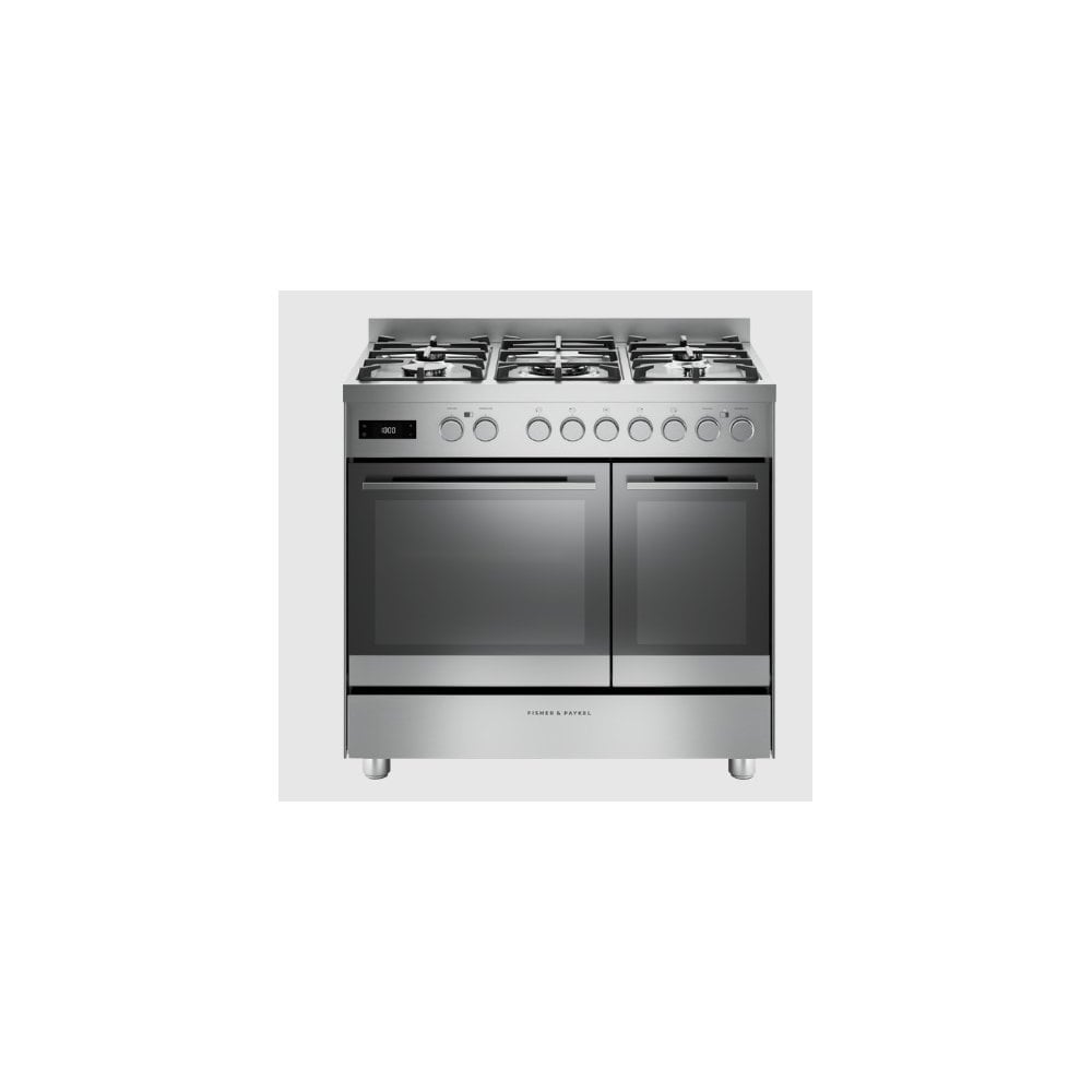 Fisher & Paykel OR90L7DBGFX2  Dual Fuel 5 Burner Freestanding Cooker : Series 7