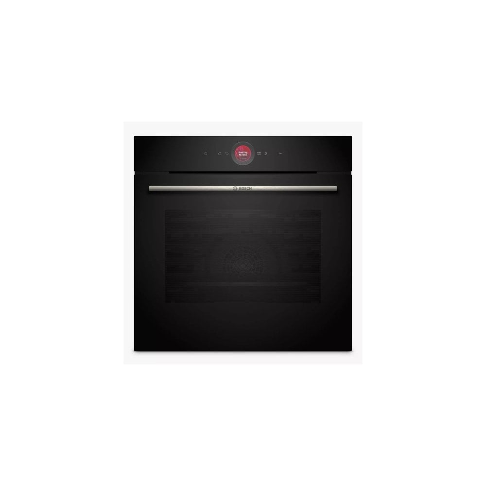 Bosch HBG7741B1B Built In Electric Single Oven - Black: Series 8 : Pyrolytic Cleaning :AirFry Function :