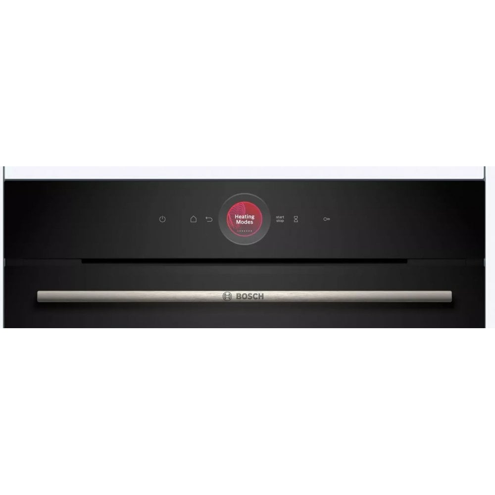Bosch HBG7741B1B Built In Electric Single Oven - Black: Series 8 : Pyrolytic Cleaning :AirFry Function :