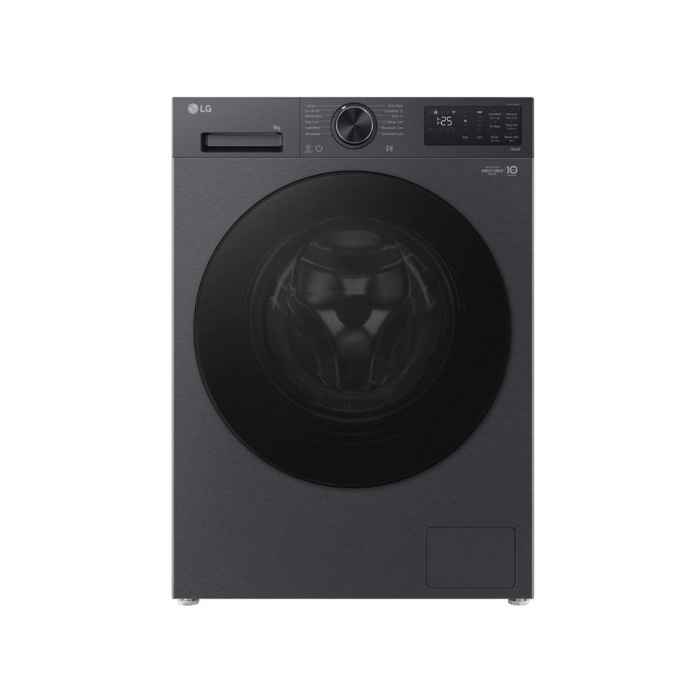 LG F2X50S9TBB 9kg 1200 Spin Washing Machine - Black: