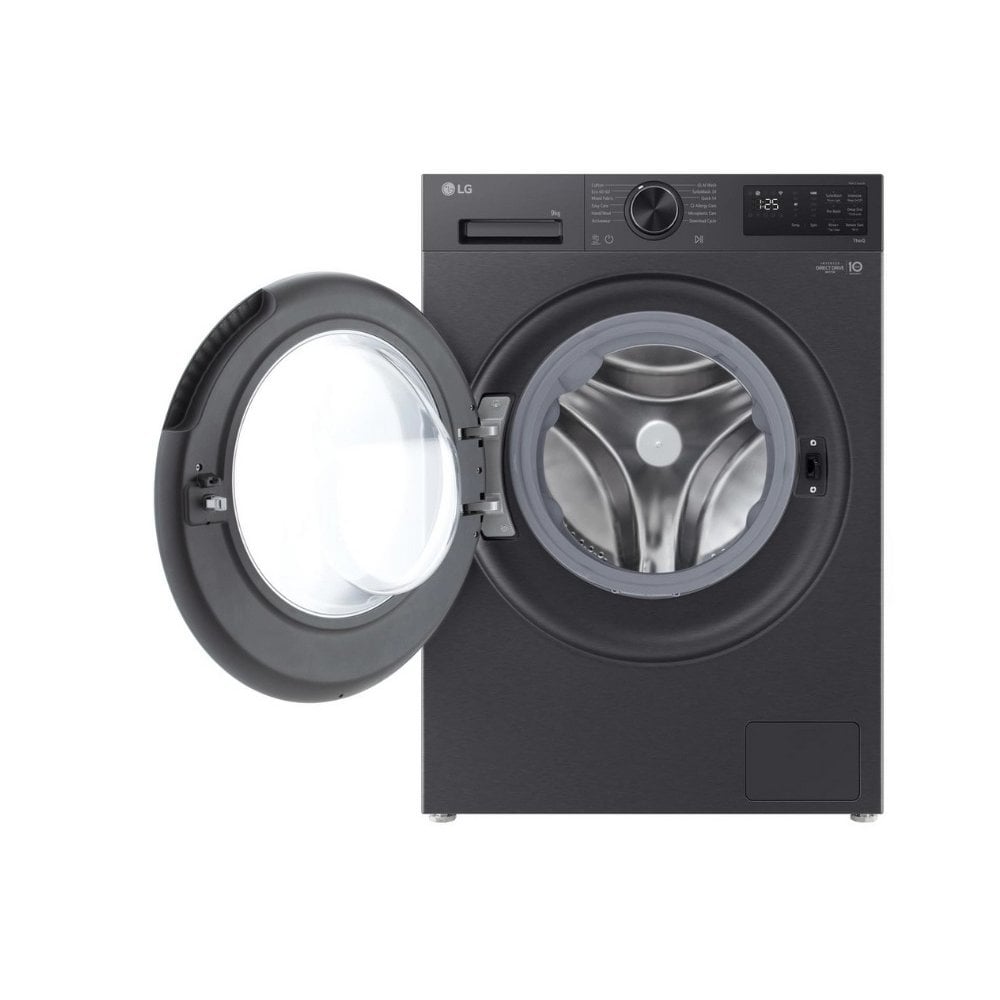 LG F2X50S9TBB 9kg 1200 Spin Washing Machine - Black: