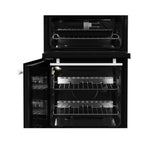 Beko EDG507W 50cm Twin Cavity Gas Cooker with Gas Hob - White.